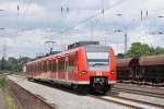 425 039-5 als RB 48 nach Kln bei der Einfahrt in Solingen am 06.07.2008