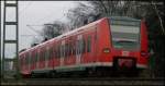 425 057-7 als RB11074 nach Duisburg Hbf bei der ausfahrt von Geilenkirchen. 1.3.2009