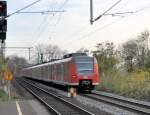 425 096-5 und 425 537-8 RegioZug von Kln nach Koblenz, kurz nach Ausfahrt Bahnhof Bonn-Oberkassel - 20.11.2009