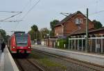 425 608-7 steht im Bahnhof Pulheim und wartet auf die Ersatzbusse die die Fahrgste aus Grevenbroich zur Weiterfahrt nach Koblenz bringen. 4.10.2013