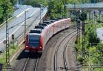 425 099-9 kurz nach dem Bf Bad Honnef in Richtung Köln - 01.07.2014