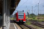 425 010-6 S-Bahn Mittelelbe als RB30 (RB 17823) von Stendal nach Schönebeck-Bad Salzelmen in Stendal. 14.08.2014