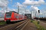 Einfahrt von 425 217-7 als S1 nach Homburg (Saar) Hbf am 24.05.2014 in Ludwigshafen (Rhein) Hbf.