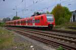 Der 425 578-2 als RB 33 nach Aachen verlässt Rheydt Hbf.
Samstag den 25.4.2015