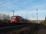 DB Regio 425 532-9 als RB55 bei Hanau am 28.12.15. Leider haben diese Fahrzeuge dis guten alten N-Wagen mit 143er ersetzt