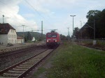 Ein 425 steht abfahrbereit als RE von Gttingen nach Bad Hersfeld im Bahnhof Bebra. In ca. 10 Minuten ist sein Ziel erreicht...