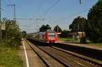 425 608 in Rheydt als Führungsfahrzeug einer RE8 nach Koblenz Hbf.28.8.2016