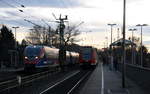 Ein Nachschuss von der RB33 (Rhein-Niers-Bahn) kommt aus Duisburg-Hbf,Heinsberg-Rheinlad) nach Aachen-Hbf und hielten in Kohlscheid und fuhren in Richtung