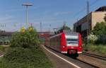 426 039 und ein weiterer 426er haben Einfahrt in den Bahnhof von Völklingen an der Saar. Die RB verkehrt auf der Relation Dillingen Saar - St. Ingbert. 19.06.2013 Bahnstrecke 3230 Saarbrücken - Karthaus