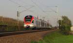 VIAS 414 als VIA 25078 von Frankfurt (M) Hbf nach Koblenz Hbf, bei Erbach (Rheingau); 07.04.2011