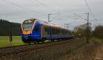 428 007 Cantus auf dem Weg nach Fulda am 02.01.14 bei Hermannspiegel.