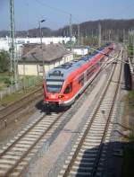 RE9 nach Rostock Hbf. in Bergen am 24.04.2012