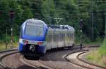 BR 429 / ET 302 Meridian Flirt 3 als berfhrungsfahrt am 15.08.2013 in Gtzenhof gen Fulda.