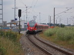 Flirt 429 030,als RE 13009 Rostock-Sassnitz,am 08.Juli 2016,in Samtens.