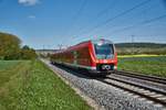 440 821-7 bei Retzbach-Zellingen am 10.05.2017.