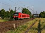 Der 440 309 als RB am 02.06.2012 unterwegs bei Thngersheim.