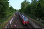 442 102 (Bombardier Talent 2) der S-Bahn Mitteldeutschland (DB Regio Südost) als S 37754 (S7) von Halle(Saale)Hbf Gl.