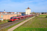 442 309 DB Regio als RE 4945/4943 (Sonneberg (Thür) Hbf / Saalfeld (Saale) - Nürnberg Hbf) bei Hirschaid, 24.04.2021