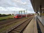Hamster in Action. Am 26.10.14 kam 442 258 mit dem RE9 aus Aachen durch den Bahnhof Merzenich gefahren.

Merzenich 26.10.2014