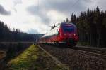 442 773 als RB auf dem Weg nach Jena gesehen am 16.11.15 bei Steinbach am Wald.