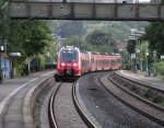 DB Regio Hessen 442 283 als Mittelhessenexpress am 27.07.14 in Bad Vilbel Süd