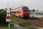 RB 31 von Elsterwerda nach Dreden hier mit 442 152 Talent bei Andreaskreuz in DD_Stetzsch. 22.9.2016