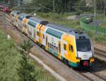 445 102-7 als 79432(OstseeExpress)von Berlin Sdkreuz nach Warnemnde bei der Durchfahrt in Warnemnde Werft.04.07.2015