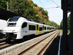 TRANSDEV-TRANSREGIO DESIRO 460 509-3 IM BAHNHOF ROLANDSECK/RHEIN  Eine von 17 dreiteiligen SIEMENS-DESIRO-MAINLINE-Einheiten,von TRANSREGIO auf der  linken Rheinstrecke eingesetzt,am 27.8.2018 im