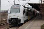 460 016-9 als MRB 25320 mit Fahrziel Koblenz Hbf an Gleis 103 im Hauptbahnhof von Bingen(Rh).