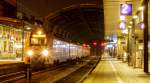 Herbstabend am Bonner Hauptbahnhof.