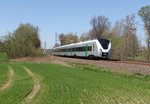 Coradia Continental 1440 707 fuhr am 21.04.16 wieder eine Testfahrt von Dresden nach Hof und zurück.