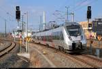 Nachschuss auf 1442 666 (Bombardier Talent 2) der S-Bahn Mitteldeutschland (MDSB II | DB Regio Südost) als S 37252 (S2) von Leipzig-Stötteritz nach Leipzig Messe, die den Hp Leipzig Nord auf