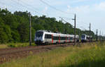 Am 19.06.19 trafen sich in Burgkemnitz die S8 nach Halle(S) und die S2 nach Wittenberg. Eingesetzt werden ausschließlich Triebzüge der Reihe 1442.