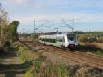 20.10.2014 15:18 1442 610 (DB AG Baureihe 442) als S5 der S-Bahn Mitteldeutschland von Zwickau Hbf nach Leipzig/Halle Flughafen zwischen Lichtentanne (Sachsen) und Steinpleis.