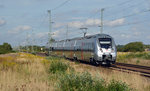 Von Falkenberg(Elster) kommend rollte 1442 301 am 04.09.16 durch Gräfenhainichen Richtung seinem Zielbahnhof Bitterfeld.