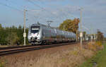 Am 06.11.16 passierte 1442 307 auf der Fahrt von Dessau nach Leipzig-Connewitz Jeßnitz und wird in Kürze den selbigen Haltepunkt erreichen.