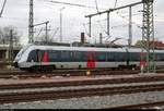 9442 617-8 (Bombardier Talent 2) von Abellio Rail Mitteldeutschland wird nach Beendigung seiner Fahrt als RE 74711 (RE9) von Kassel-Wilhelmshöhe nach Halle(Saale)Hbf Gl.