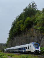 Triebzug 862 von National Express war Ende Juli 2020 in Ennepetal als RE7 Richtung Krefeld unterwegs.