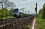 9442 805 von abellio ist als RB 20 von Halle/S. komment in Richtung Eisenach unterwegs gesehen bei Wutha.