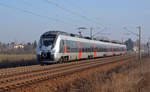 9442 307 hat am 14.02.17 den Haltepunkt Leipzig-Rückmarsdorf verlassen und setzt nun die Fahrt nach Saalfeld(Saale) fort.