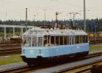 491 001 auf der Fahrzeugparade  Vom Adler bis in die Gegenwart , die im September 1985 an mehreren Wochenenden in Nrnberg-Langwasser zum 150jhrigen Jubilum der Eisenbahn in Deutschland