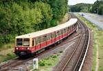 Br485 Sondereinsatz zum BER Terminal 5, bei der Einfahrt in Altglienicke.