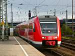 Tag 5: Sogar die Sonne zeigte sich etwas zaghaft. Unterdessen erreicht dieser VT 612 als RE von Warburg (Westf) zur Rückfahrt nach Kassel-Wilhelmshöhe den Endbahnhof Hagen Hbf auf Gleis 4.