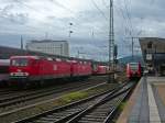 Tag 7: Beim Umstieg in Koblenz Hbf durchfuhren zwei MEG-143er den Bahnhof in Richtung Bonn.