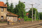 Weichenschmierer am 02.07.2013 in Erfurt-Bischleben.