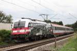1216 020 (BB - 175 Jahre Eisenbahn fr sterreich) fhrt am 20.