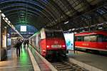 Am Abend des 22.11.2014 stand 101 070-1  Adler Mannheim  mit einem InterCity in Frankfurt (Main) Hbf und wartet auf ihre Abfahrt.