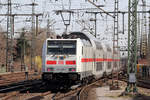 146 562-4 fuhr hinter IC 2049 nach Dresden Hbf. aus dem Dortmunder Hbf. 12.3.2017