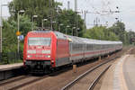 101 123-8 mit IC 2217 nach Stuttgart Hbf. durchfährt Recklinghausen-Süd 31.7.2017