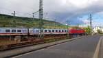 Intercity unterm Regenborgen - 101 139 verlässt mit IC 2017 Bingen Hbf, am 15.09.2017